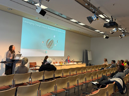Lea Matthiessen delivering her presentation.