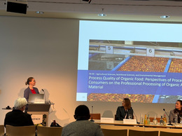 Lisa Rahier delivering her presentation.