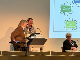 Jostein Hertwig and Dr. Machteld Hubert during presentations of the GOFSO Initiative.
