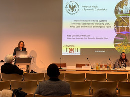 Rita Góralska-Walczak delivering her presentatio.